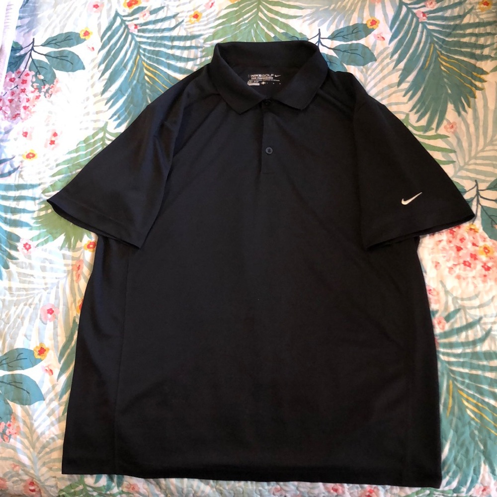 SZ L Nike Tour Performance Dry Fit Golf Polo